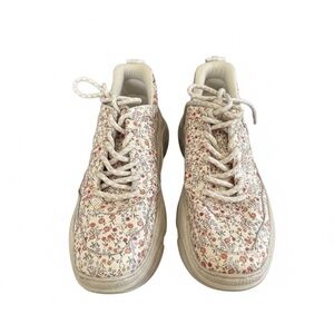 Schutz Jackye Dad Chunky Floral Sneakers. Size 7.5 Women’s